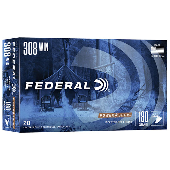 FED CLASSIC 308WIN 180GR HI-SHOK SP 20/10 - Ammunition